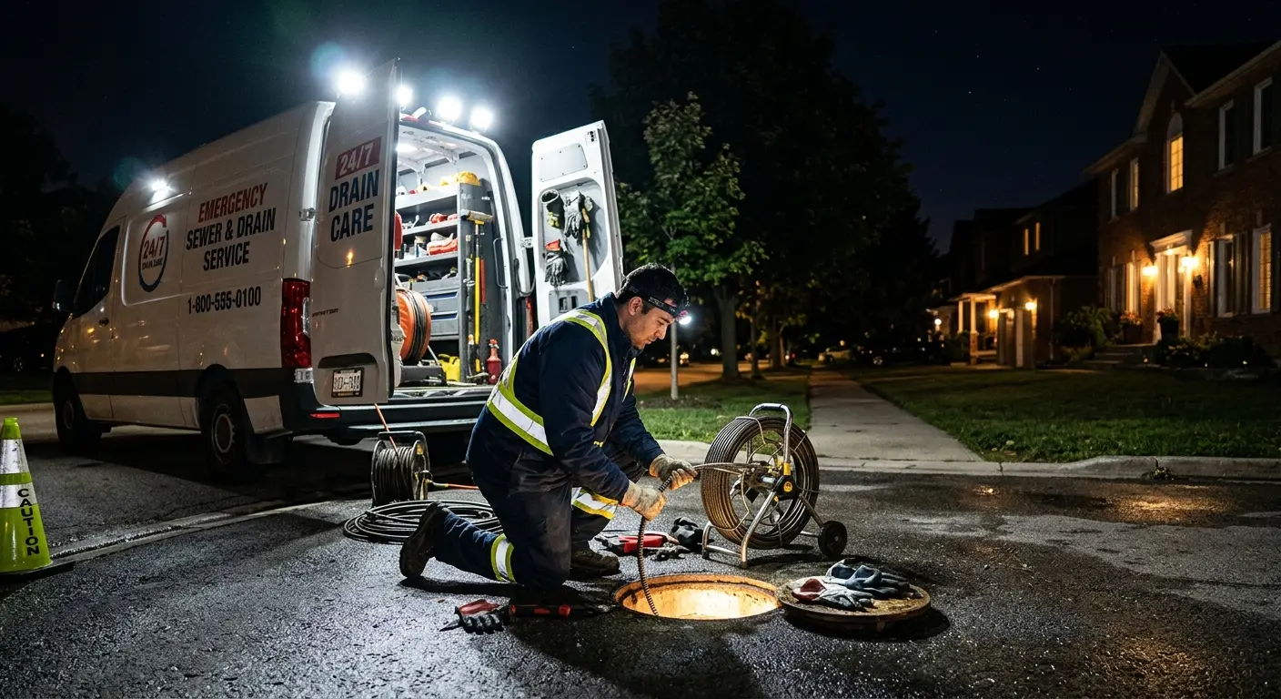 Emergency Drain Service in York, ME